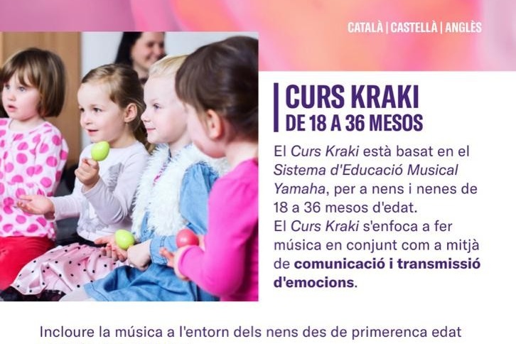 Imagen descriptiva de ACTIVITAT EXTRAESCOLAR YAMAHA // YAMAHA EXTRACURRICULAR ACTIVITY