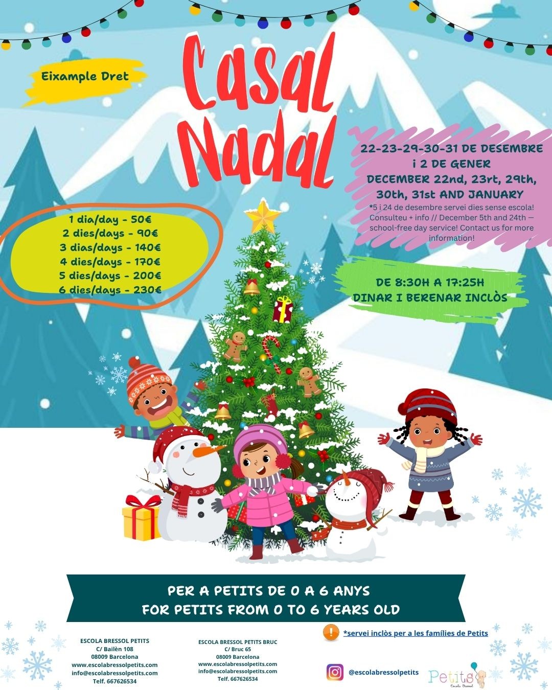 🎄✨ Casal de Nadal a Petits! ✨🎄