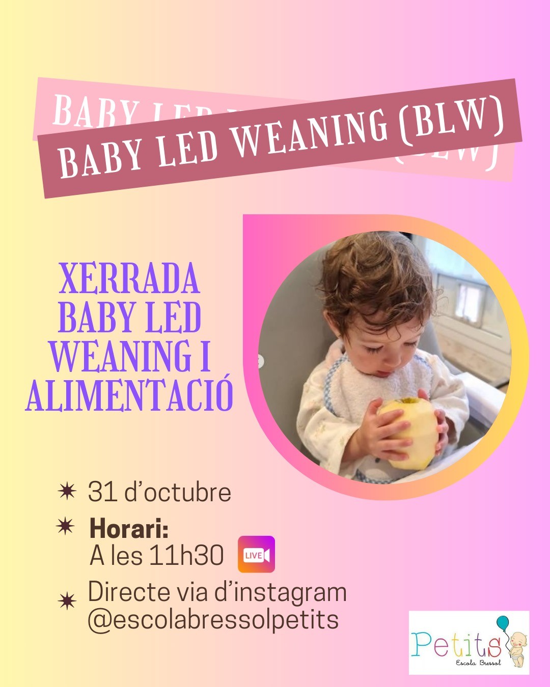 Descobreix el Baby-Led Weaning: